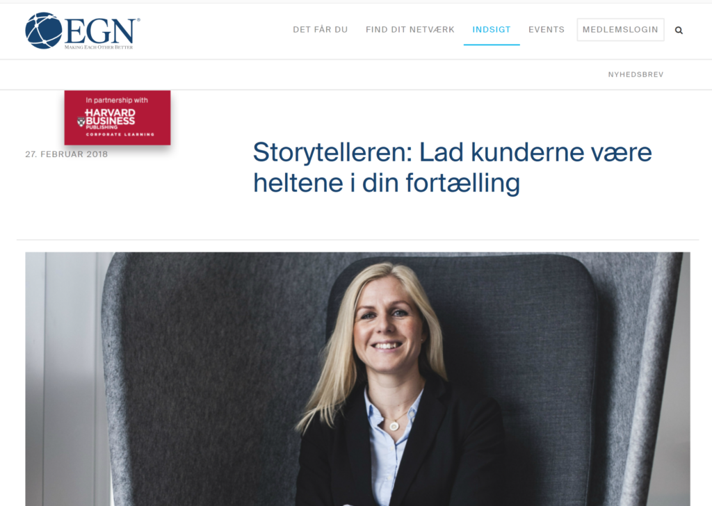 EGN - Storytelling, Helle Rosendahl