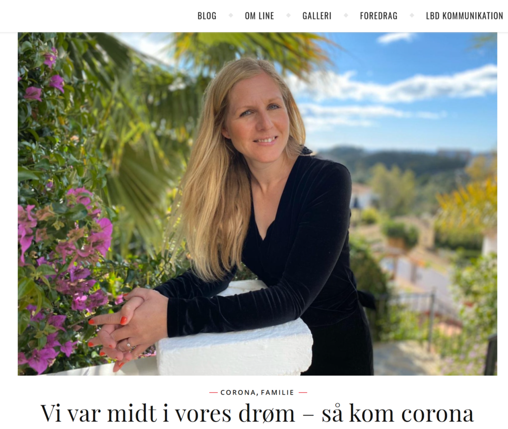 Helle Rosendahl - line portræt