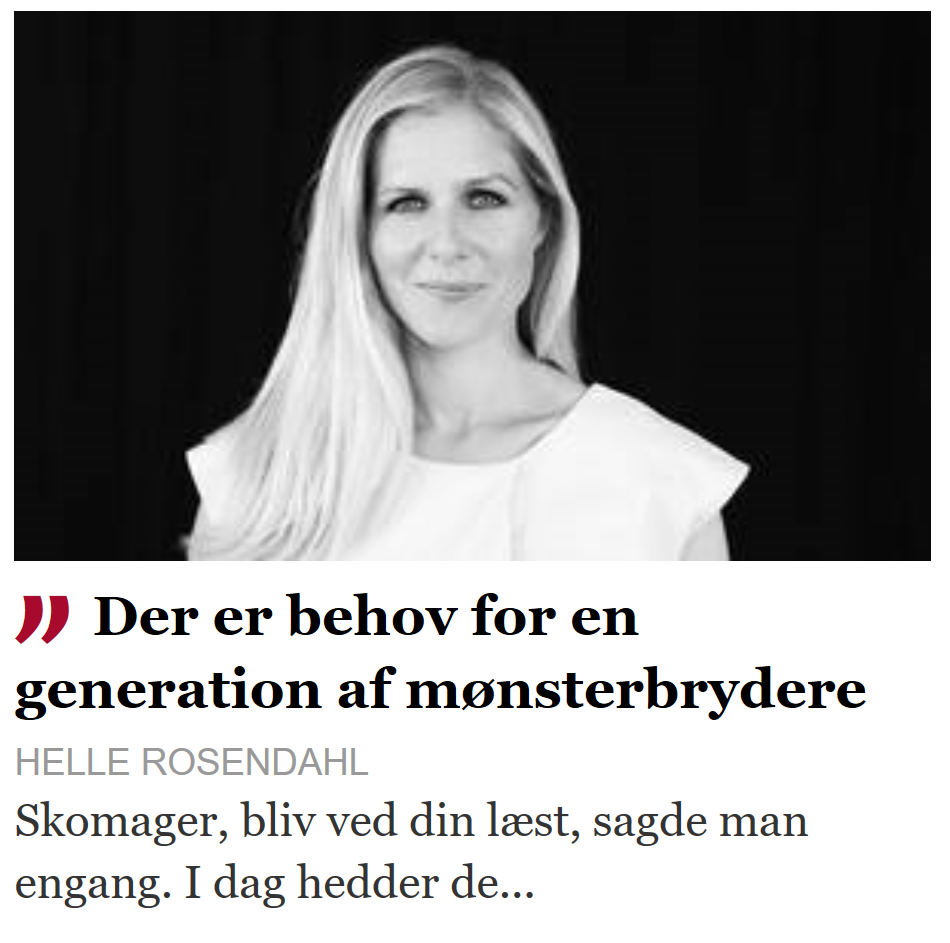 Mønsterbryder - Helle Rosendahl