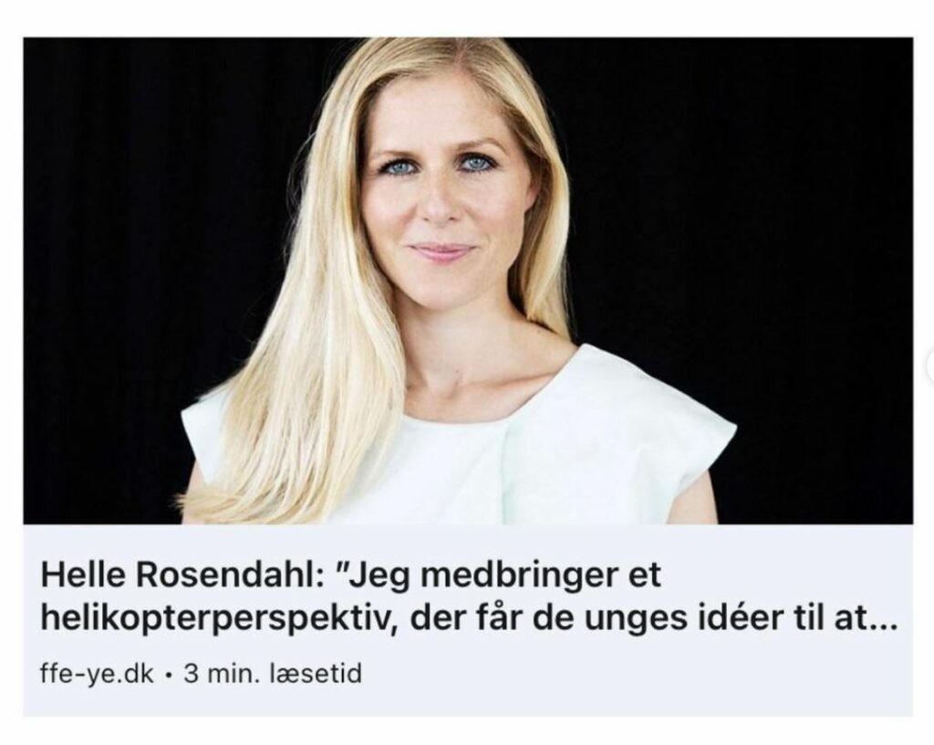 Fonden For Entreprenørskab - Helle Rosendahl